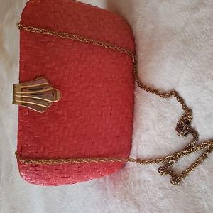 Vintage Red Purse EUC